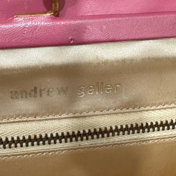 Andrew Geller Vintage pink bow purse clutch - Picture 7 of 8